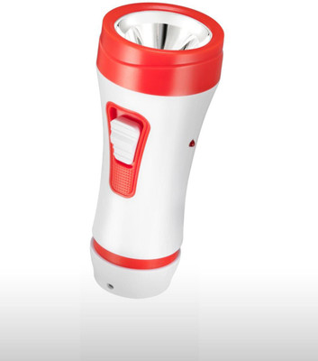 Dp 9142 (RECHARGEABLE LED TORCH) Torch(Red, 11.5 cm, Rechargeable)