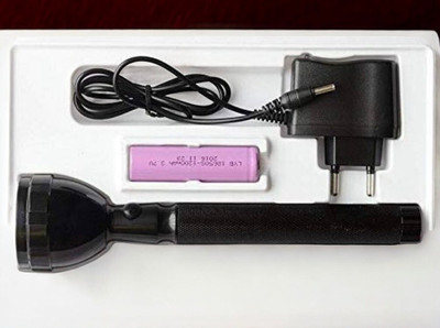 MOMENTIME Search_torch_Momentime_rechargable024 Torch(Black, 20 cm, Rechargeable)
