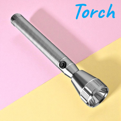 3BAAN X653 Tough & Reliable Premium Torch – Outdoor and Emergency Flashlight Torch(Multicolor, 11 cm, Rechargeable)