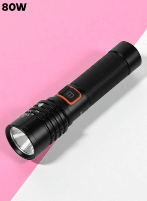 Ziddjeet X32 Rechargeable LED Flashlight – Long Battery Backup, Camping & Emergency Torch Torch(Multicolor, 11 cm, Rechargeable)