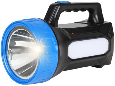 ECOSKY 75W Rechargeable LED Torch Light - Long Range, Waterproof Torch(Blue, 12 cm, Rechargeable)