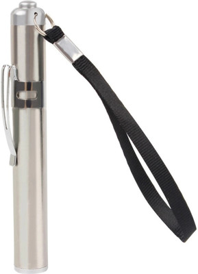 StealODeal Aluminum Alloy Mini Portable for Camping,Doctors,Dentist, Moon Light with CREE Led Torch(Silver, 1.3 cm)