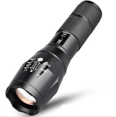 Care 4 CREE LED 5 modes XLM-T6 Torch(Black, 13.2 cm, Rechargeable)
