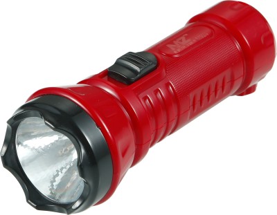 MZ M924 (RECHARGEABLE LED TORCH) 10W Laser LED, 350mAh Battery Torch(Red, 12.5 cm, Rechargeable)