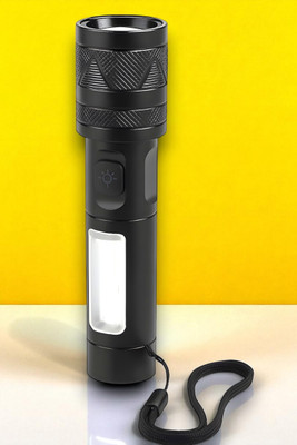 Sagaft X663 Super Bright Torch with 5 Light Modes Waterproof & Portable LED Flashlight Torch(Multicolor, 11 cm, Rechargeable)