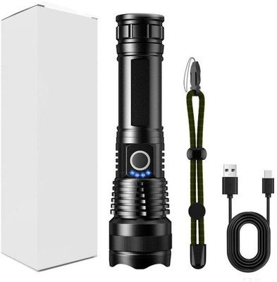 TANSHA XHP70 Led Torch Light Rechargeable Powerful Torch Lights Torch(Multicolor, 12 cm, Rechargeable)