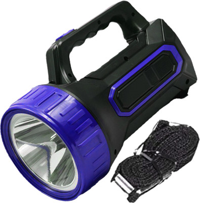 LED FLASHLIGHT Powerful LongRange Rechargeable FlashLight LED Torch Super Bright EmergencyLight Torch(Multicolor, 20 cm, Rechargeable)