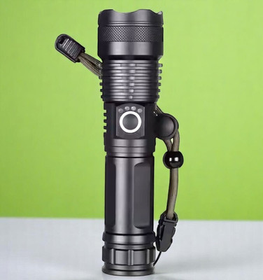 Nilesawar X132 (ZOOMABLE Metal Torch) 5 Modes Flashlight, Super Bright Torch(Multicolor, 11 cm, Rechargeable)