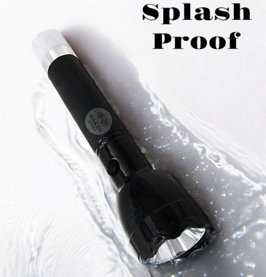 Waken Torch_A033 Torch(Black, 21 cm, Rechargeable)