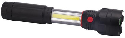 GLOWISH TWO IN ONE TORCH+ EMERGENCY LIGHT BRIGHT HANDY FLASHLIGHT Torch(Black, 14 cm, Rechargeable)