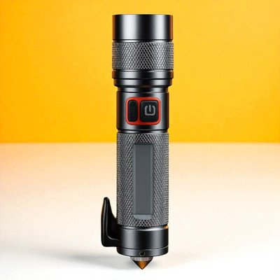 Shamsa X420 Rechargeable LED Torch Light – Bright, Durable & Multipurpose Use Torch(Multicolor, 11 cm, Rechargeable)
