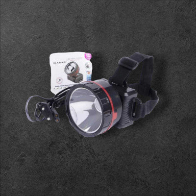 VR Bright Lite A 1 Rock Light Rechargeable Head Light02 10 hrs Torch Emergency Light(Black)