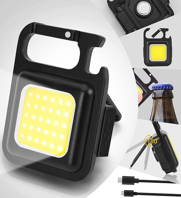 MHAX LED_COB_Mini_Flashlights/Bright/USB_Rechargeable_light with_keychain Key Chain