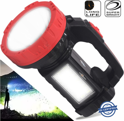 LED TIMES 50W Emergency Long Range Rechargeable Search Laser with 15 SMD Bright Torch(Red, 15.5 cm, Rechargeable)