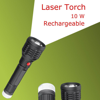 MOMENTIME Torch_6923 Torch(Black, 8 cm, Rechargeable)