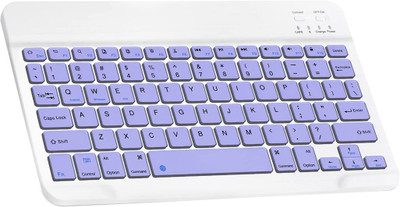X88 Pro Wireless Bluetooth Multi-Device Keyboard Wireless Laptop-size Multi-device Keyboard(Purple)