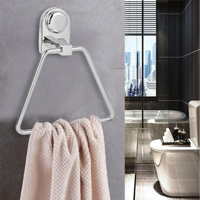 Zureni ZR-TR09 Stainless Steel Towel Ring Triangle Hanger Stand for Home Chrome Towel Holder(Stainless Steel)