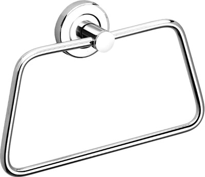 QXORE Triangle Shape Towel Holder | Rustproof Towel Hanger for Hand & Face Towels | Silver Towel Holder(Stainless Steel)