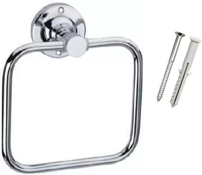 jai shri sons by Jai Shri & Sons Bathroom Stylish/Fancy Towel/Napkin Ring Apple Chrome Finished (Pack of 1) grey Towel Holder(Stainless Steel)