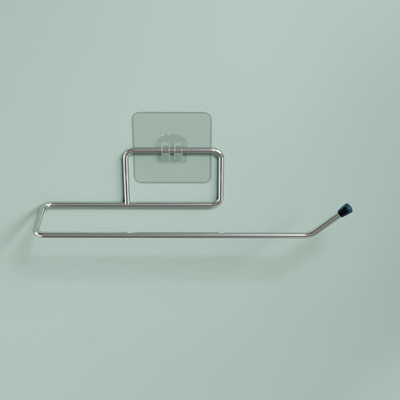 USF Stainless Steel Self-Adhesive Napkin Ring for Kitchen-(Chrome, Pack of 1) Silver Towel Holder(Stainless Steel)