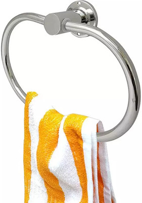 indusbath by indus bathwre TOR01 SS 304/ Round Napkin Ring/Towel Ring/Napkin Holder/Towel Hanger/ SILVER Towel Holder(Stainless Steel)