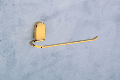 AGMECO Towel Ring for Bathroom | Wall Mounted Towel Ring(Pack Of 1) Aura Gold Towel Holder(Stainless Steel)