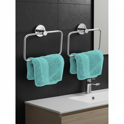 ADONZ NL_Napkin Ring 4x6 1 (pack of 2pcs) Silver Towel Holder(Stainless Steel)