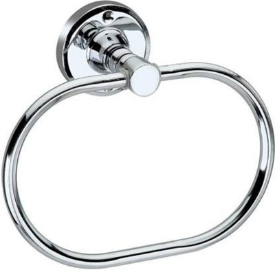 Strength by pinnu STRT-0383 Stainless Steel Towel Ring for Bath accessories (Chrome-Oval) - Pack of 1 Pcs STEEL Towel Holder(Stainless Steel)