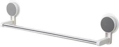 ROSE KULI by ROSE KULI 1 Wall Mounted Self Adhesive Magic Sticker/ Towel Rod for Bathroom Steel Towel Holder(Stainless Steel)