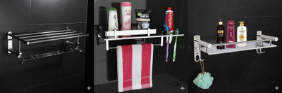 ADONZ NWM_Towel_Holder_0123 Silver Towel Holder(Stainless Steel)