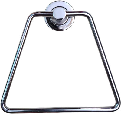 sakpack Stainless Steel Towel Ring for Bathroom & Kitchen – Wall Mounted Silver Towel Holder(Stainless Steel)