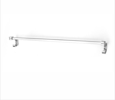 GLOXY Stainless Steel 24 Inch Towel Rod with 2 Hook Hang Loofah/Towel Rod for Bathroom 24 inch 1 Bar Towel Rod(Stainless Steel Pack of 1)