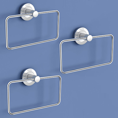 Plantex Towel Ring for Wash Basin/Towel Hanger for Kitchen/Napkin Ring for Bathroom Silver Towel Holder(Stainless Steel)