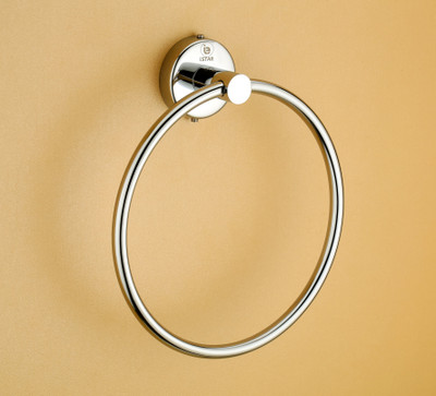 FORSQUARE HARDWARE PRODUCTS Round Napkin Ring/Towel Ring/Napkin Holder - Pack of 1 Silver Towel Holder(Stainless Steel)