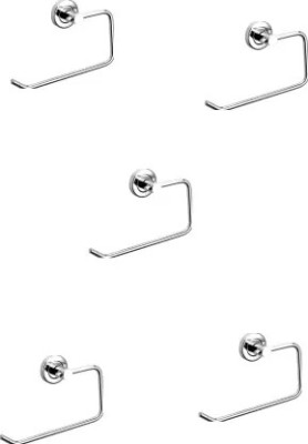 BHAVDEEO Stainless Steel Towel Ring/Napkin Holder/Hanger/Napkin RIng (pack of 4pcs) silver Towel Holder(Stainless Steel)