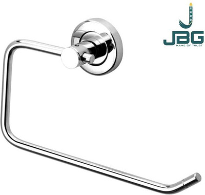 JBG Napkin Hanger Ring for Bathroom, Wash Basin & Kitchen Pack of 1 Chrome Towel Holder(Stainless Steel)
