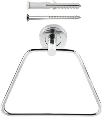 Priyanshi Latest Trendy Towel Ring for Bathroom/Wash Basin/Kitchen-Towel Holder Standard Grade Stainless Steel (Pack of 1), Silver -Colour, Triangle Shape Towel Holder(Stainless Steel)