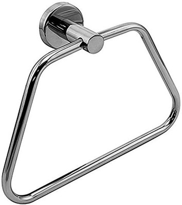 FORSQUARE HARDWARE PRODUCTS TO-T-01 Stainless steeTowel ring with screw Towel Holder(Steel)