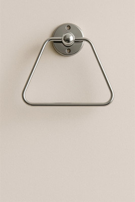 Elexa Hardware Triangle Towel Hanger Steel Towel Holder(Stainless Steel)