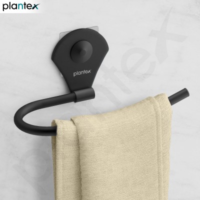 Plantex Stainless Steel Royal Napkin Ring/Towel Ring/Napkin Holder/Bathroom Accessories Black Towel Holder(Stainless Steel)