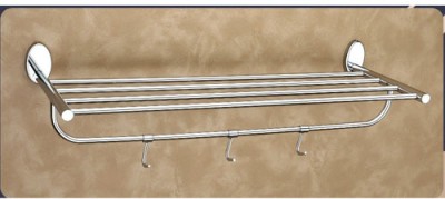 Rudra Industries GUTGUB -009 Silver Towel Holder(Stainless Steel, Brass)