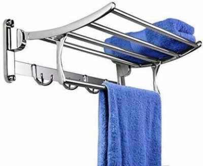 ADONZ Bathroom Accessories Chrome Plated Towel Holder Silver Towel Holder(Stainless Steel)