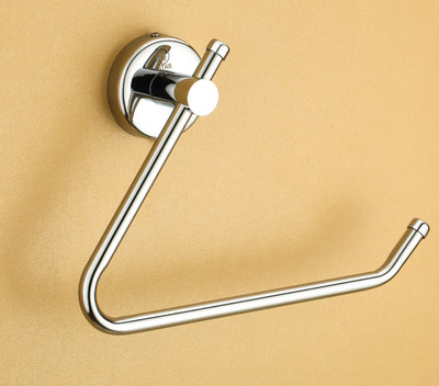 Flipkart SmartBuy 304 Stainless Steel Chrome Finished Half Square Towel - Napkin Holder(Pack of 1) silver Towel Holder(Stainless Steel)