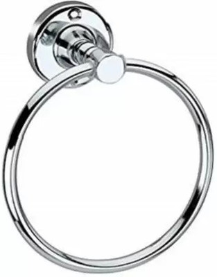 MISKA Stainless Steel Towel Ring for Bathroom/Wash Basin/Napkin-Towel HangerPack of 1 SILVER Towel Holder(Stainless Steel)