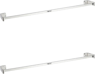 FORCE Towel Holder | Towel Rod | Hanger 24 inch Longer for Kitchen and Bathroom 24 inch 2 Bar Towel Rod(Stainless Steel Pack of 2)