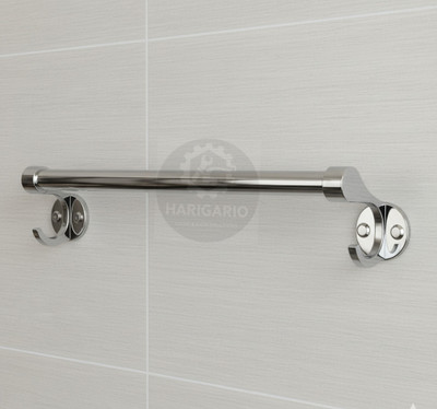 Harigario Harigario 24-Inch 24 inch 1 Bar Towel Rod(Aluminium, Stainless Steel Pack of 1)