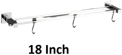 NTCD 18 inch 2 Bar Towel Rod(Stainless Steel Pack of 1)