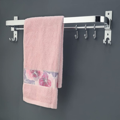 GRIVAN Folding Wall Mounted, Racks/Stand/Bar 23.9 inch 1 Bar Towel Rod(Stainless Steel Pack of 1)