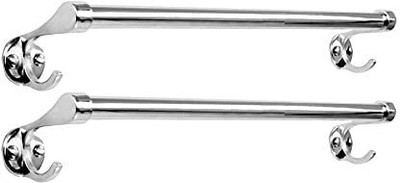 QUXOZO 24 inch 2 Bar Towel Rod(Stainless Steel Pack of 2)