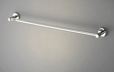 kri RI Stainless Steel Round Towel Rod/ Towel Hanger for Bathroom 24 inch 1 Bar Towel Rod(Stainless Steel Pack of 1)